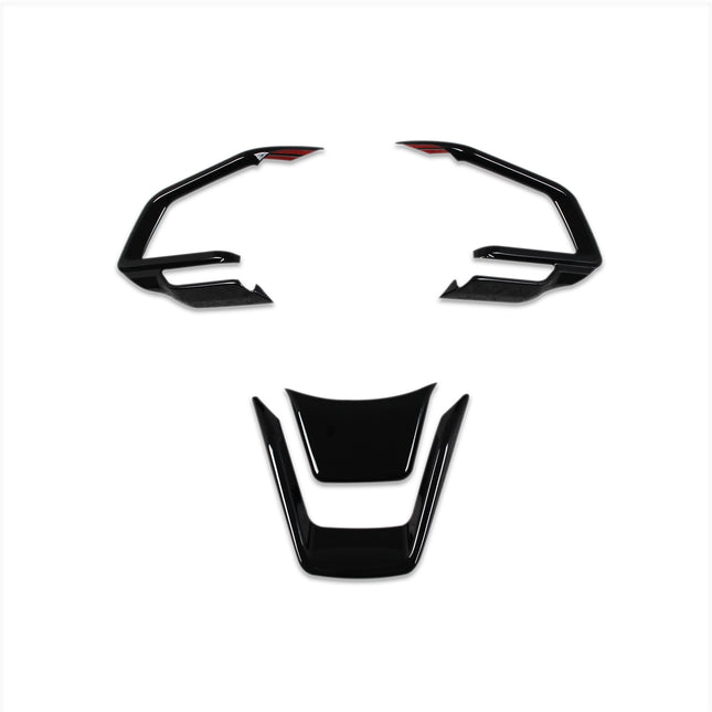 スバル 新型 クロストレック インプレッサ GU系 専用 内装 ステアリング ガーニッシュ ハンドル フレーム インテリア ピアノブラック Subaru Crosstrek Impreza 専用 設計