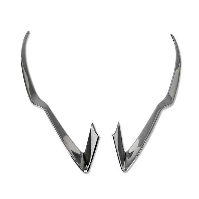 スバル 新型 フォレスター 専用 外装 クロームメッキ フロント ヘッドライト アイライン ガーニッシュSubaru New Forester 専用 設計