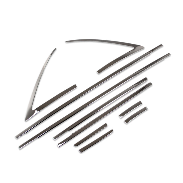 日産 新型 ノート e13 専用 外装 ステンレス フルセット ウィンドウフレームトリム ピラー Nissan NOTE E-Power 専用 設計