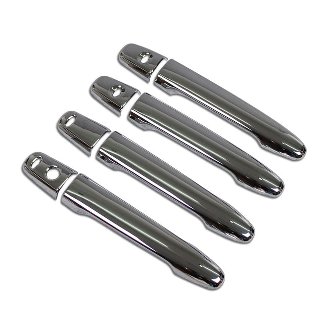 三菱 新型 デリカD:5スタンダードグレード 専用 外装 クロームメッキアウタードアハンドルカバー ノブ フルカバータイプ MITSUBISHI DELICA D5 専用 設計