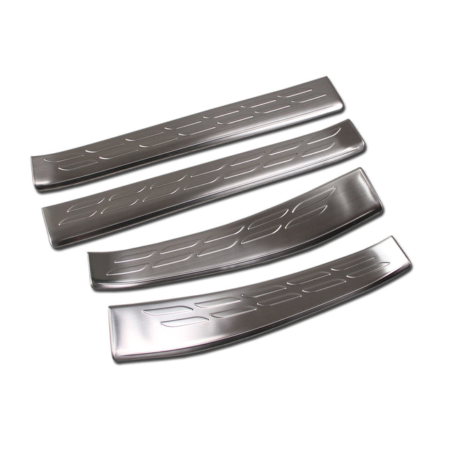 日産 新型 ノート e13 専用 内装 ステンレスステップ ガーニッシュ サイドステップガーニッシュ 内側 Nissan NOTE E-Power 専用 設計