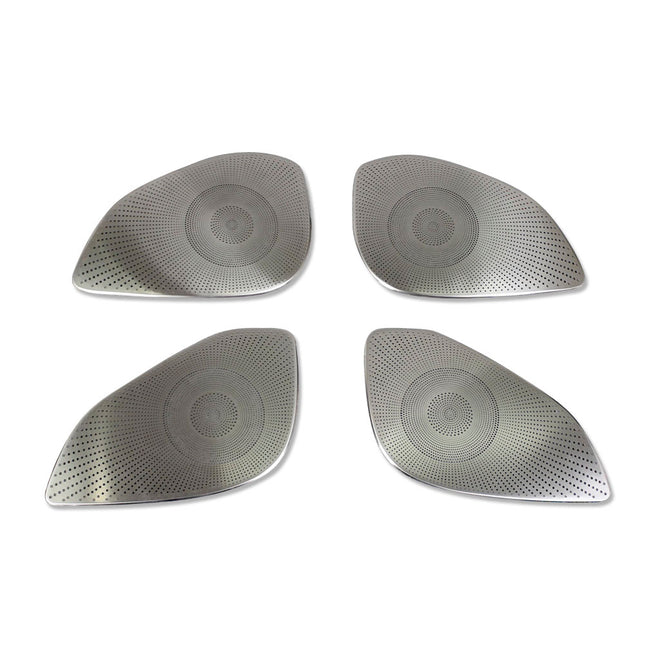 三菱 エクリプスクロス 専用 内装 ステンレス フロント リア スピーカー リング ガーニッシュ Mitsubishi Eclipse Cross 専用 設計