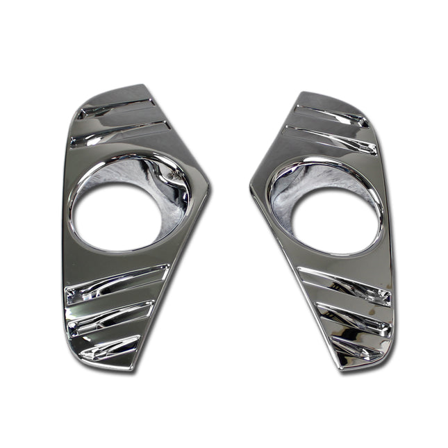 トヨタ 新型 RAV4 G“Z package” / G/X 専用 外装 クロームメッキフロントフォグ ランプ ガーニッシュ ベゼル カバー TOYOTA RAV4 五代目 専用 設計