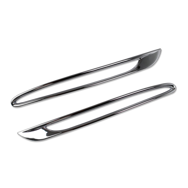 メルセデス ベンツ 新型 Cクラス W206 2021年~ 専用 外装 クロームメッキリアフォグ ランプ ガーニッシュ ベゼル カバー Mercedes Benz New C-Class 専用設計