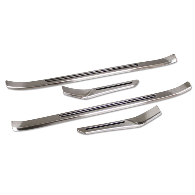スバル 新型 フォレスター SK系 専用 内装 ステンレスステップ ガーニッシュ サイドステップガーニッシュ Subaru New Forester 専用設計