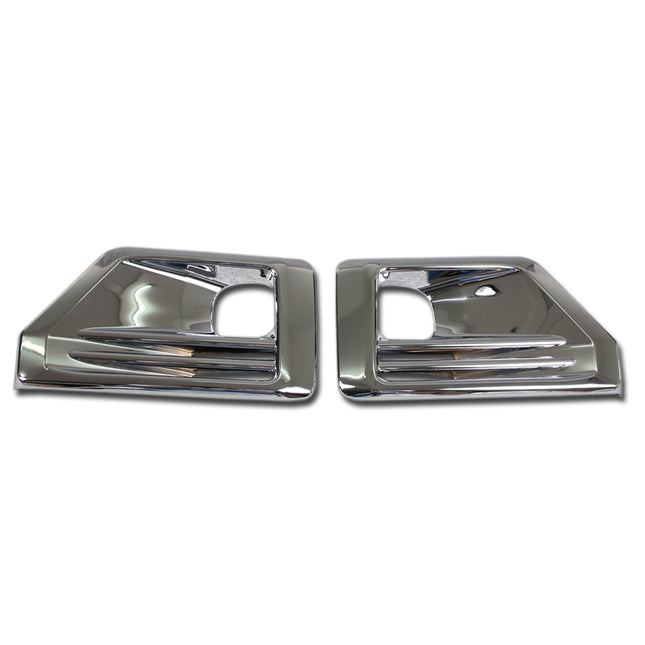 トヨタ 新型 RAV4 XA50系 Adventure 専用 外装 クロームメッキフロントフォグ ランプ ガーニッシュ ベゼル カバー TOYOTA RAV4 五代目 専用 設計