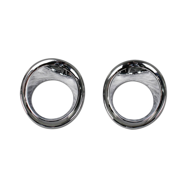 トヨタ 新型 ハリアー 80系 専用 外装 クロームメッキフロントフォグ ランプ ガーニッシュ ベゼル カバー Toyota Harrier 専用 設計