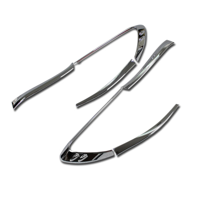 トヨタ C-HR 専用 外装 テールライト オーバー アイライン カバー テールランプ メッキ ガーニッシュ Toyota CHR 専用設計