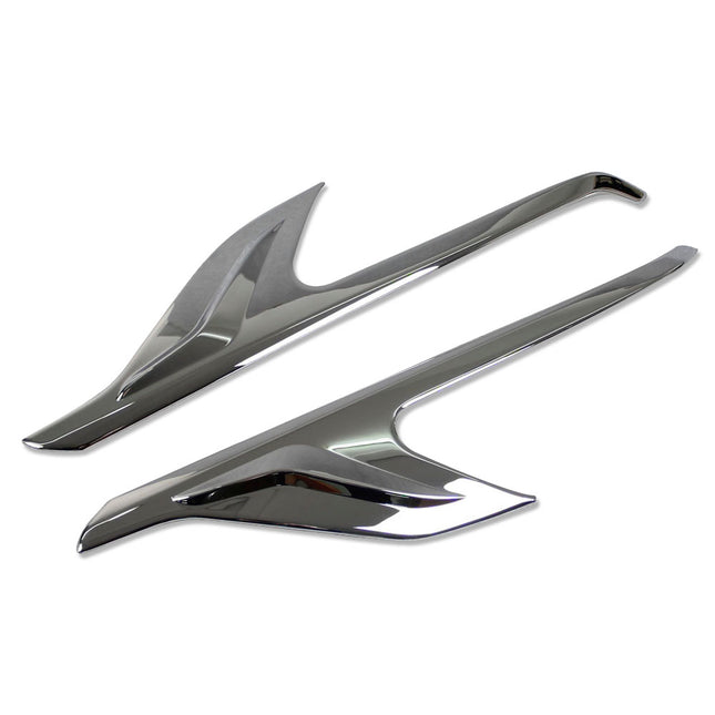 トヨタ アルファード 新型 30系 S SR SC 専用 外装 クロームメッキ フロント ヘッドライト アイライン ガーニッシュ TOYOTA ALPHARD 専用 設計