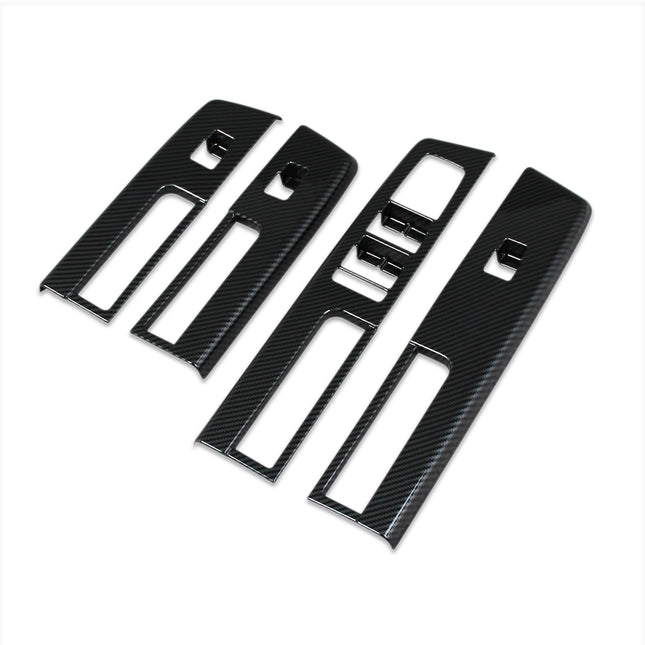 三菱 新型 トライトン 専用 内装 ドア ウィンドウ ボタン スイッチ パネル カバー ガーニッシュ Mitsubishi Triton 専用 設計