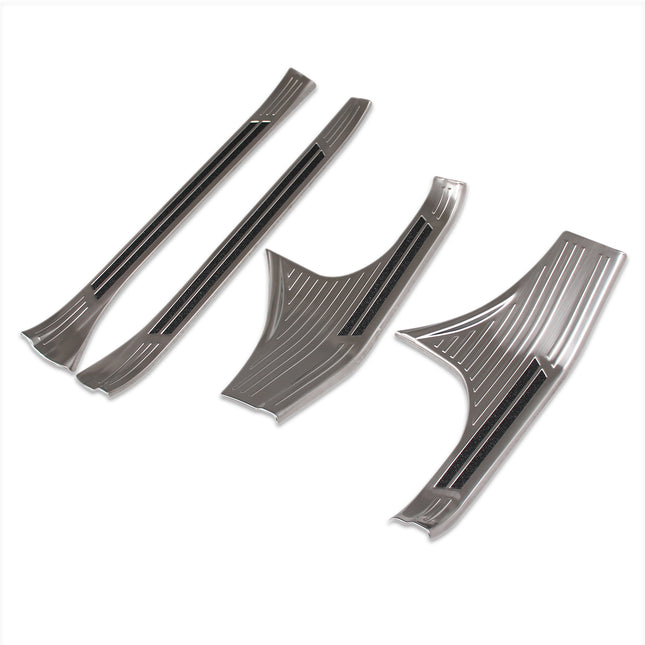 スバル 新型 クロストレック インプレッサ GU系 専用 内装 ステンレスステップ ガーニッシュ サイドステップガーニッシュ Subaru Crosstrek Impreza 専用 設計
