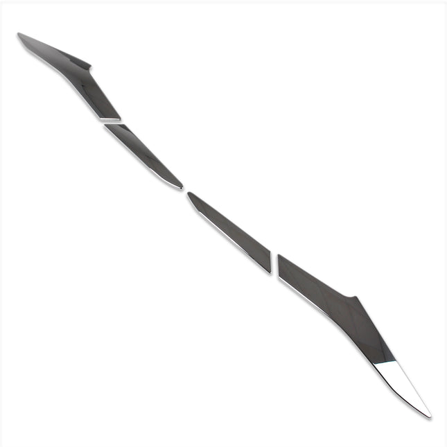 トヨタ 新型 プリウス 60系 専用 外装 クロームメッキ フロント ヘッドライト アイライン ガーニッシュToyota Prius 専用 設計