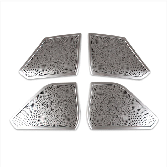 トヨタ 新型 プリウス 60系 専用 内装 ステンレス フロント リア スピーカー リング ガーニッシュ Toyota Prius 専用設計