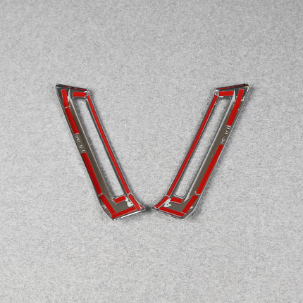 スバル 新型 フォレスター SL系 専用 外装 車の窓C-本柱装飾ステッカー ウィンドウフレームトリム C ピラー カスタムパーツ Subaru Forester 専用設計