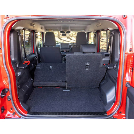 スズキ 新型 ジムニーノマド JC74W 専用 内装 ステンレス ラゲッジ キッキングプレート スカッフプレートバック リア インナースカッフ カバー ガード ボード 保護 ガーニッシュ Suzuki jimny Nomade 専用設計