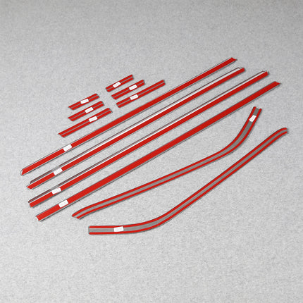 ダイハツ 新型 ムーヴ LA850S/LA860S 専用 外装 ステンレス フルセット ウィンドウフレームトリム ピラー DAIHATSU MOVE 専用設計