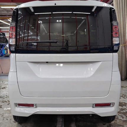 日産 新型 ルークス BB1A/BB2A/BB5A/BB6A系 専用 外装クロームメッキリアフォグ ランプ ガーニッシュ ベゼル カバー NISSAN ROOX 専用 設計