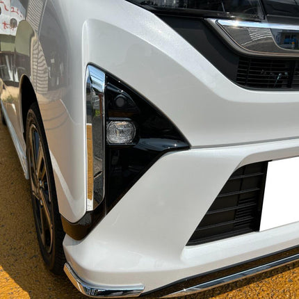 ダイハツ 新型 ムーヴ LA850S/LA860S 専用 外装 フロントフォグ ランプ ガーニッシュ ベゼル カバー DAIHATSU MOVE 専用設計