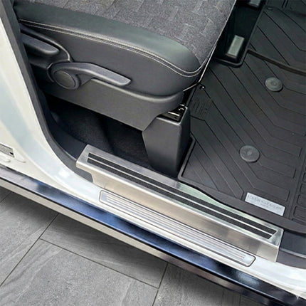 日産 新型 ルークス BB1A/BB2A/BB5A/BB6A系 専用 内装 ステンレスステップ ガーニッシュ サイドステップガーニッシュ NISSAN ROOX 専用 設計