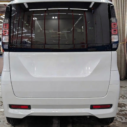 日産 新型 ルークス BB1A/BB2A/BB5A/BB6A系 専用 外装クロームメッキリアフォグ ランプ ガーニッシュ ベゼル カバー NISSAN ROOX 専用 設計