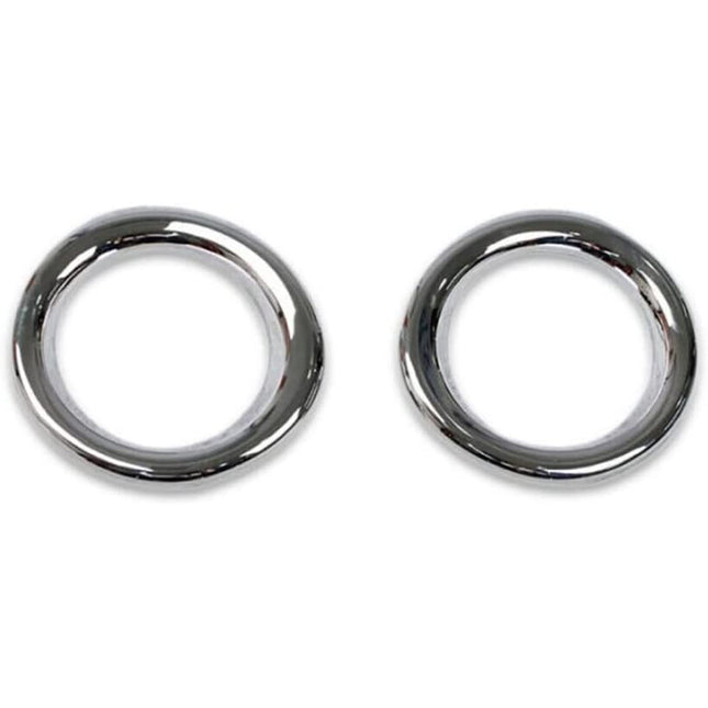 マツダ デミオ DJ 系 Mazda 2 Demio 専用 外装 クロームメッキフロントフォグ ランプ リング ガーニッシュ