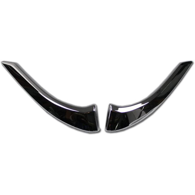 マツダ デミオ DJ 系 Mazda 2 Demio 専用 外装 クロームメッキフロントフォグ ランプ ガーニッシュ ベゼル カバー