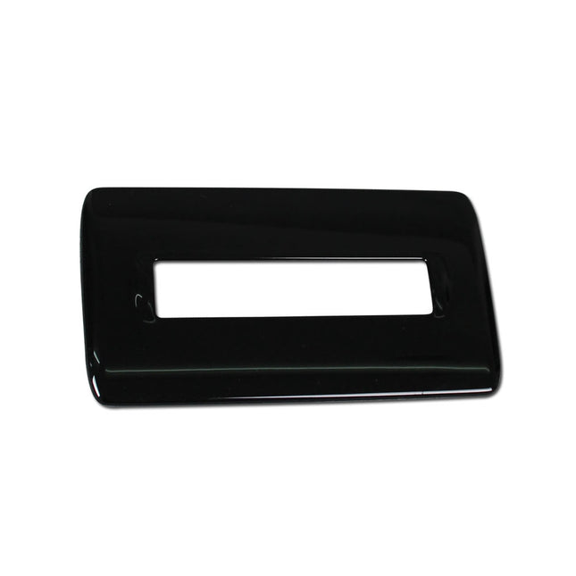 三菱 新型 デリカD：5 スタンダードグレード専用 内装 後部エアコン スイッチボタン リング ガーニッシュ MITSUBISHI DELICA D5 専用 設計（ピアノブラック）