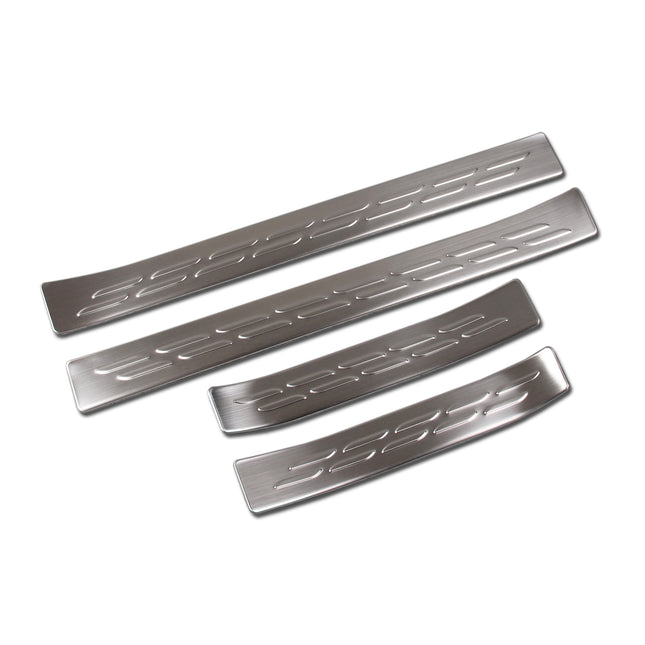 日産 新型 ノート e13 専用 内装 ステンレスステップ ガーニッシュ サイドステップガーニッシュ 外側 Nissan NOTE E-Power 専用 設計