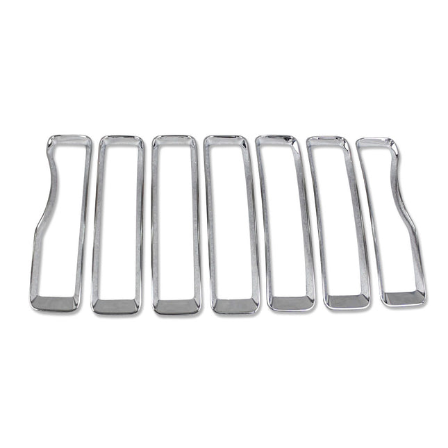 ジープ 新型 ラングラー JL 専用 外装 クロームメッキ フロント グリル ガーニッシュ Jeep Wrangler JL 専用設計