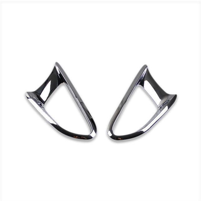 マツダ デミオ DJ 系 専用 外装 クロームメッキリアフォグ ランプ ガーニッシュ ベゼル カバー Mazda 2 Demio 専用社外品