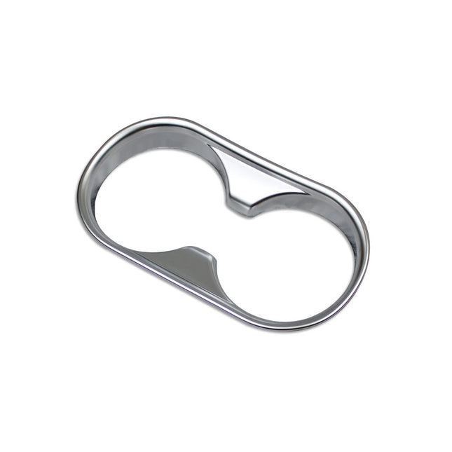 マツダ 新型 CX-5 KF系 専用 内装 艶消しニッケルメッキ ドリンクホルダー カバーガーニッシュ MAZDA CX5 専用 設計