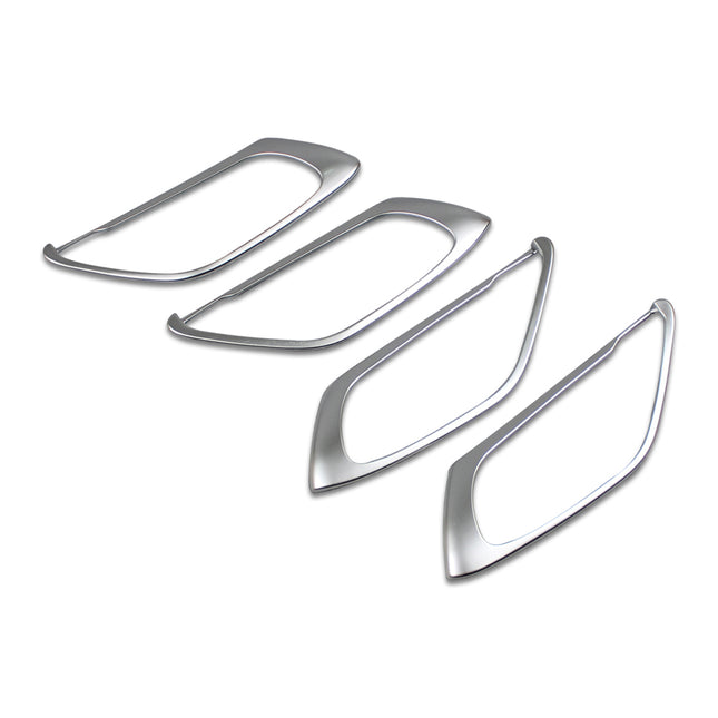 マツダ 新型 CX-5 KF系 専用 内装 艶消しニッケルメッキ フロント リア インナー ドアハンドル ガーニッシュ MAZDA CX5 専用 設計