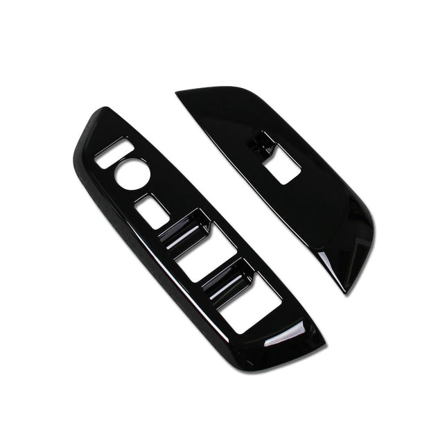 三菱 新型 EKクロス ekワゴン B30系 専用 内装ドア ウィンドウ ボタン スイッチ パネル カバー ガーニッシュ MITSUBISHI EK X EK WAGON 専用設計 ピアノブラック