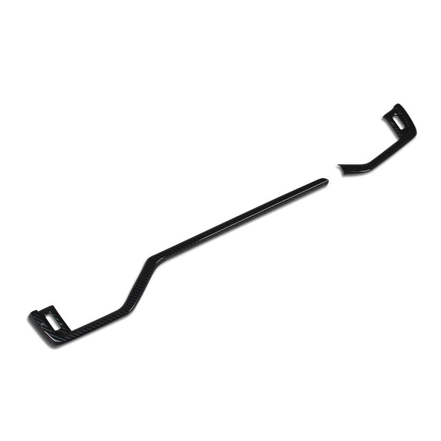 トヨタ 新型 RAV4 五代目 専用 内装 エアコン リング ガーニッシュ 吹き出し口 パネル 炭素繊維黒色仕様 TOYOTA RAV4 専用 設計 (前側)