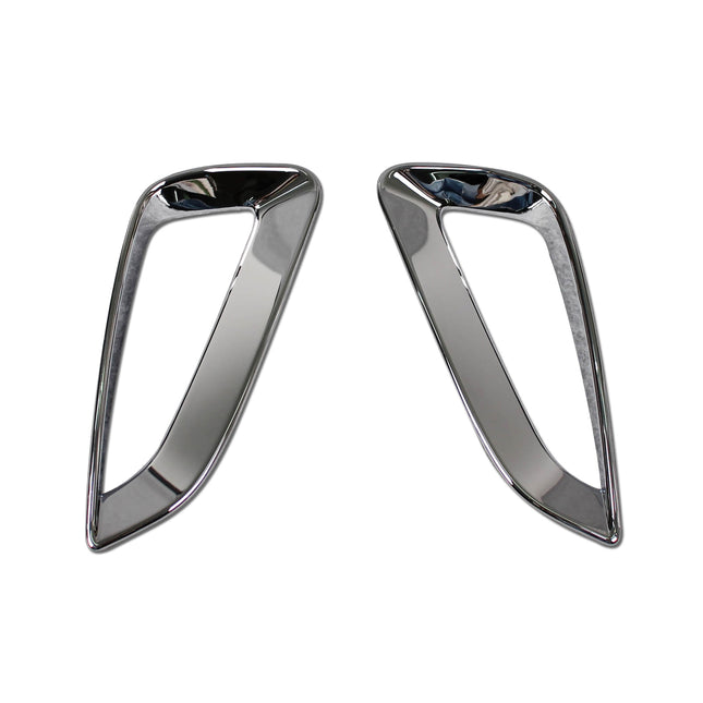 トヨタ 新型 ヤリス 10系 専用 外装クロームメッキリアフォグ ランプ ガーニッシュ ベゼル カバー Toyota YARIS 専用 設計