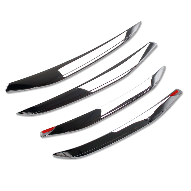 メルセデス ベンツ 新型 Cクラス W206 2021年~ 専用 外装 クロームメッキフロントフォグ ランプ ガーニッシュ ベゼル カバー Mercedes Benz New C-Class 専用設計 (ベゼルA)