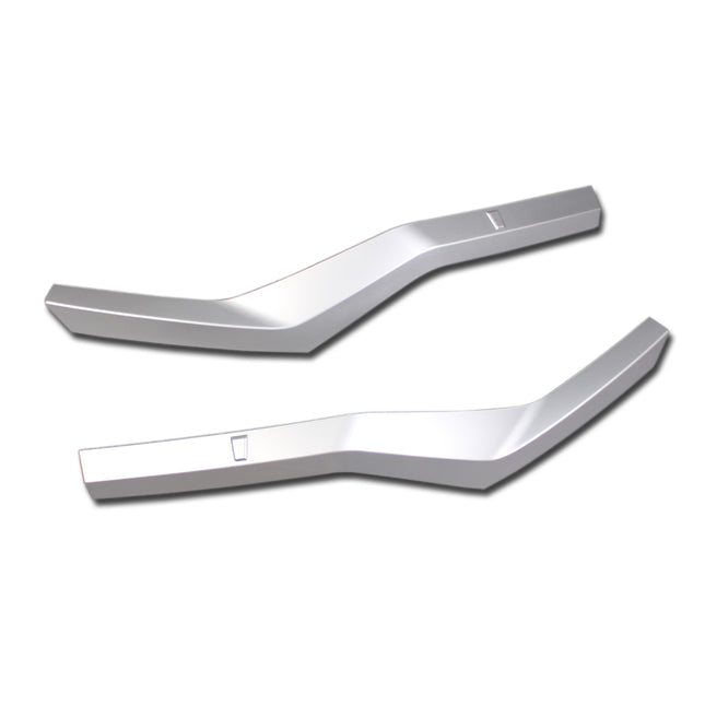 三菱 エクリプスクロス 専用 外装 艶消しニッケルメッキ フロントバンパー アンダーリップガーニッシュ Mitsubishi Eclipse Cross 専用