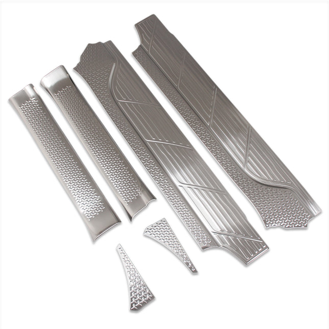 トヨタ 新型ヴォクシー VOXY/ノア NOAH 90系(令和4年1月～) 専用 内装 ステンレスステップ ガーニッシュ サイドステップガーニッシュ フルカバートリム Toyota Noah/VOXY 専用設計