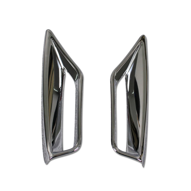 Lexus 新型 RX300 RX450hL RX450h 20系 後期 2019.09~ 専用 外装 クロームメッキフロントフォグ ランプ ガーニッシュ ベゼル カバー