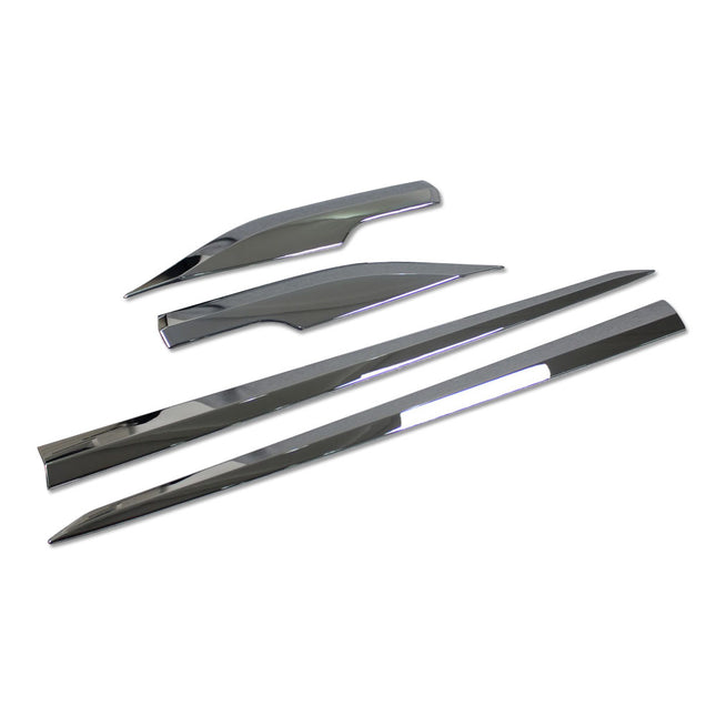 トヨタ C-HR 専用 外装 クロームメッキ サイド ドア アンダー モール Toyota CHR 専用設計