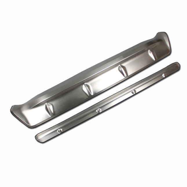 スバル Subaru 新型 XV GT3/GT7 GT系 専用 外装 ステンレスフロントバンパー アンダーリップ + リア バンパー ガーニッシュ