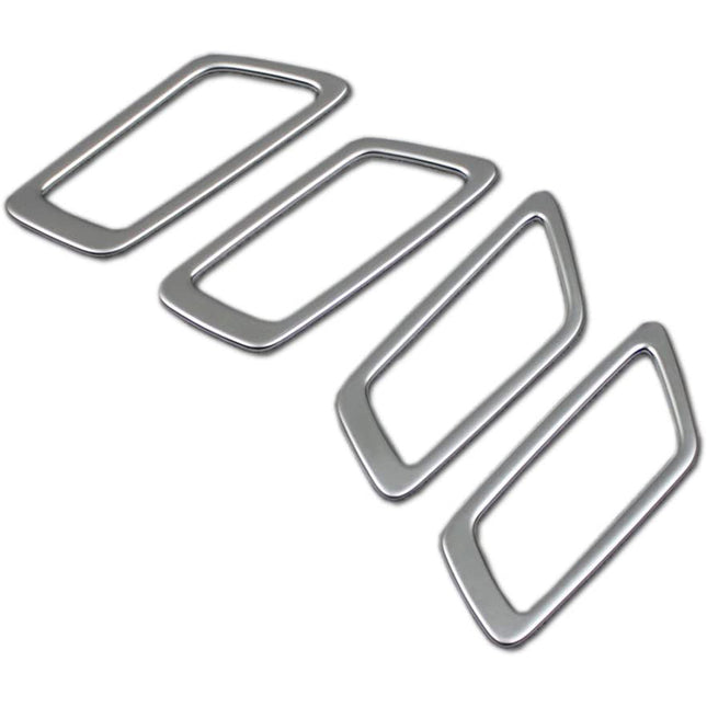 トヨタ C-HR 専用 内装 艶消しニッケルメッキ フロント リア インナー ドアハンドル ガーニッシュ Toyota CHR 専用設計