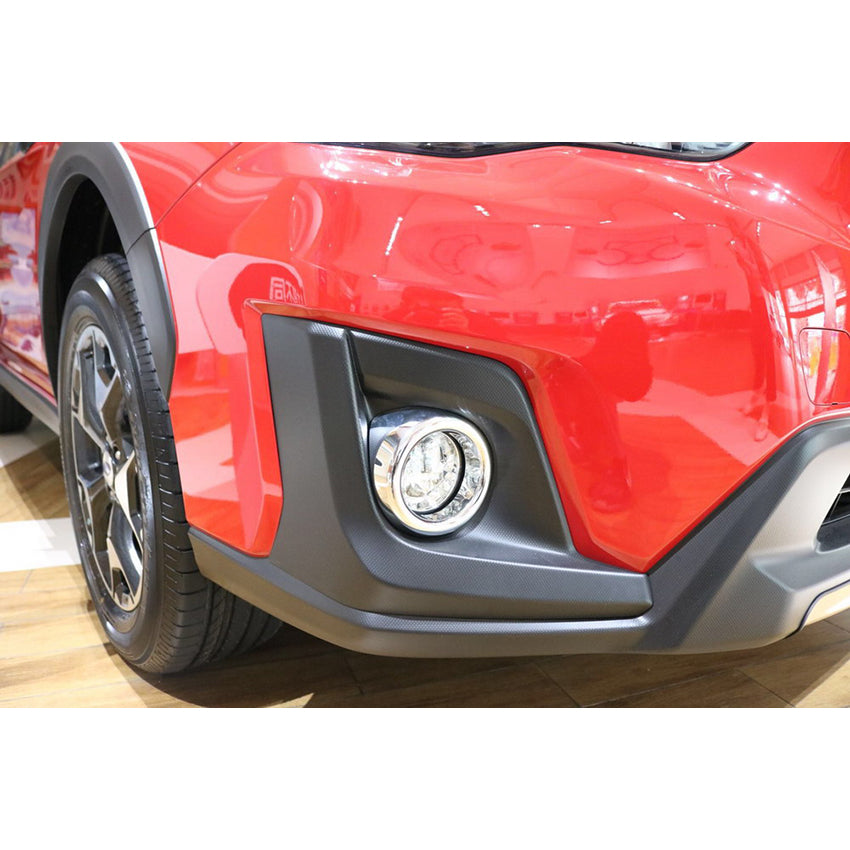 スバル Subaru 新型 XV GT3/GT7 GT系 専用 外装 クロームメッキフロントフォグ ランプ リング ガーニッシュ – RUIQ