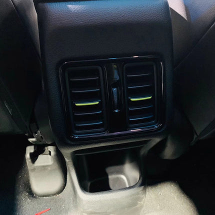 ホンダ 新型 ヴェゼル RV系 専用 内装 後部座席 エアコン リング ガーニッシュ 吹き出し口 パネル HONDA VEZEL 専用設計