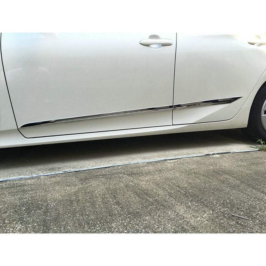 トヨタ 新型 プリウス PHV (ZVW52) 専用 外装 クロームメッキ サイド ドア アンダー モール TOYOTA – RUIQ
