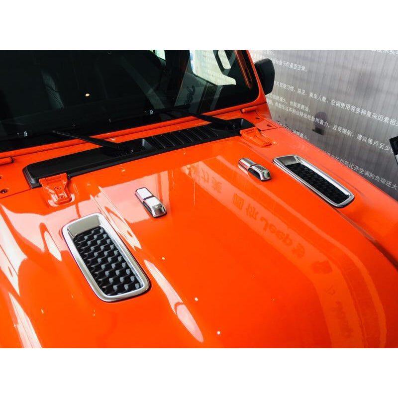 ラングラー JL 専用 外装 クロームメッキ フロント グリル ガーニッシュ高品質ABSメッキ加工